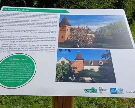 014 Le moulin de Grais (XVIIème siècle) à Verrières-le-Buisson était alimenté par un bras artificiel de la Bièvre
