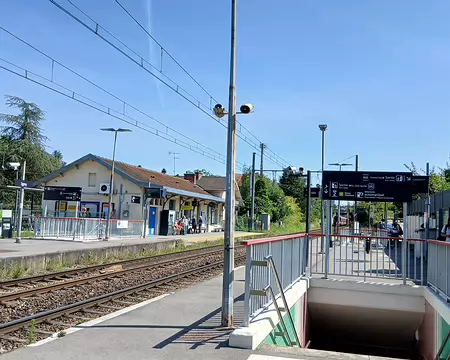 050 Fin de la randonnée à Igny. Merci Martine pour cette belle randonnée estivale sur les côteaux boisés de la Bièvre
