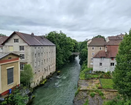 013 Ancien moulin de Champagnole et pont sur l'Ain