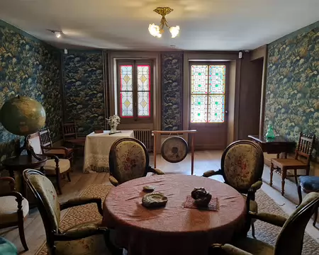 029 Vestibule – réception où Louis Pasteur, lors de ses séjours à Arbois, recevait de nombreux visiteurs