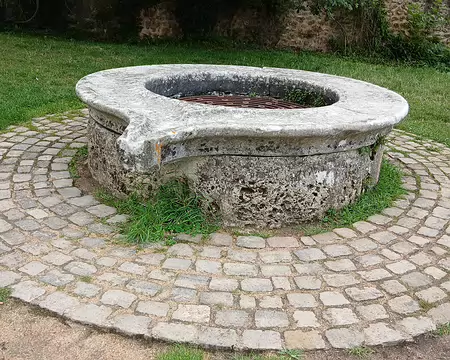 014 Le puits du XVème siècle dans la haute cour du château