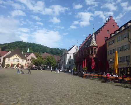 P1210327 Place de la Cathédrale et la Maison des Marchands (1532)