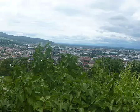P1210312 Vue sur Fribourg depuis la colline du château (Schlossberg)