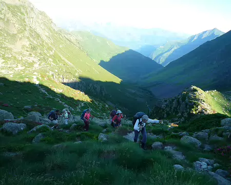 P1360216 Jour 2 : De bon matin, départ pour le sommet du Turon de Néouvielle (3035 m)