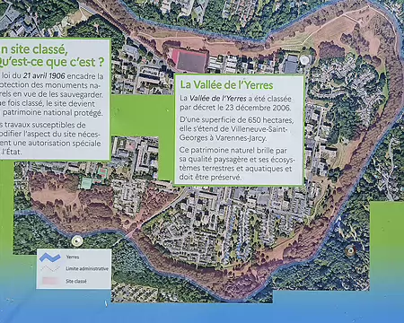 006 La vallée de l’Yerres est un site classé. La ville d’Epinay-sous-Sénart occupe une boucle de la rivière