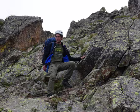 P1180944 dans la descente du Galeteau vers le refuge de la Pra, ce n'est pas un sentier...