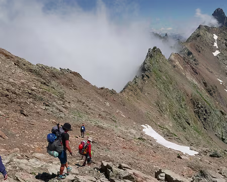 P1190007 On ne fera pas le restant de l'arête vers le col de Freydane.
