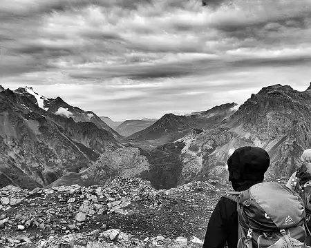 20250727_094247-01 Vers le nord-ouest : La Meije et le Rateau, le Grand Galibier.