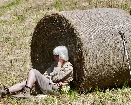 Dominique ne craint pas le rhume des foins.