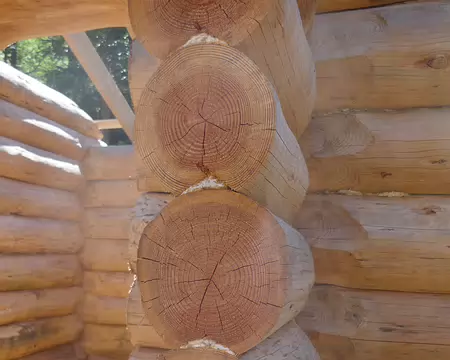 Remarquez la liaison étanche entre les fûts.