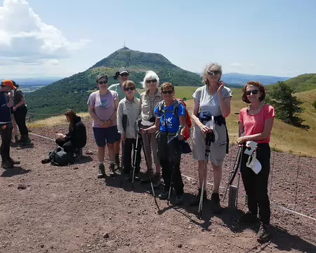 Le groupe au somment du Pariou.