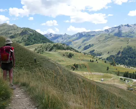 P1190207 Vue vers le vallon du Lauzanier.