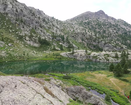 P1190282 Dernier des lacs de Vens avec le Claï Inférieur (2590m).