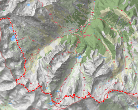 P1190323-carte Jour 7 (double étape) : 22,8 km +1375m/-1900m.