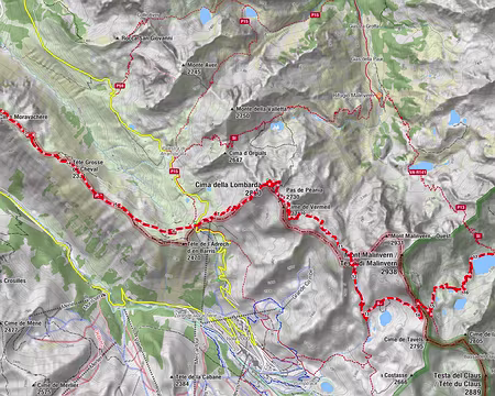 P1190431-carte Jour 8 : 20,2 km +1400m/-1025m.