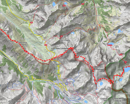 P1190431-carte Jour 8 : 20,2 km +1400m/-1025m.