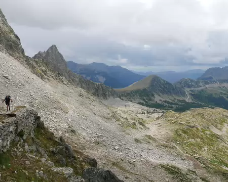 P1190458_1 Arrivée au Baisse de Druos, col frontalier avec l'Italie.