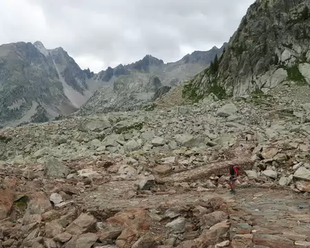 P1190491 Cette portion de route militaire est très bien pavée, la meilleure que l'on ai foulée.