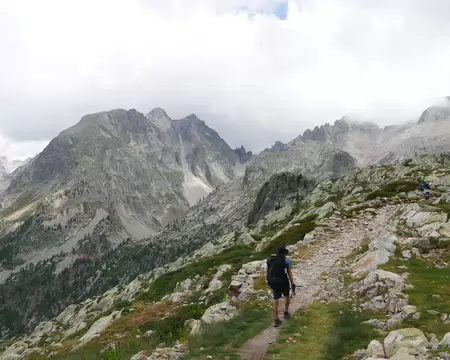 P1190495 Vue sur la Tête des Tablasses (2855m) dont l'ascension est prévue demain par l'autre versant !