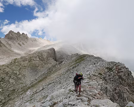 P1190557 Vue sur les Bresses avec le Cayre Nord des Bresses (2761m).