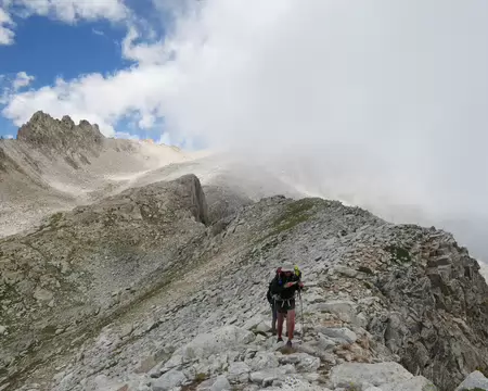 P1190557 Vue sur les Bresses avec le Cayre Nord des Bresses (2761m).