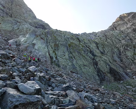 P1190598 Départ du refuge après la pluie vers le Passo del Brocan.