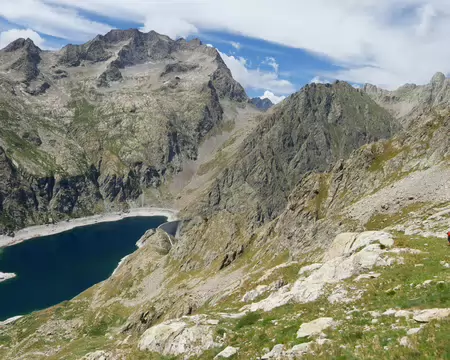 P1190643 Vue de la Cime de la Vallette Escure à la Cima Paganini.