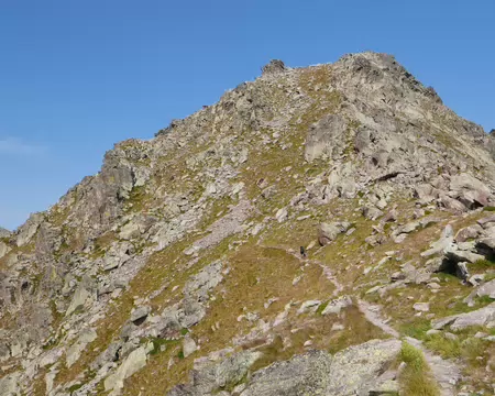 P1190878 Vue sur le Mont Capelet Supérieur et vers le sommet de la Cime du Diable.