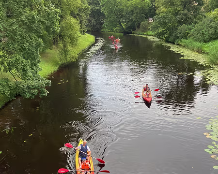 La rivière de Riga.