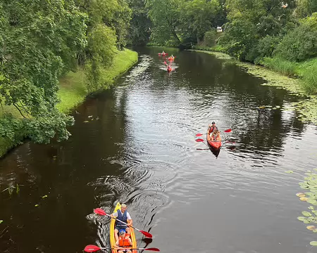 La rivière de Riga.