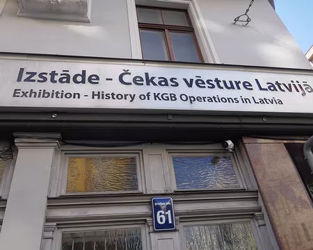Ancien siège du KGB à Riga, transformé en musée.