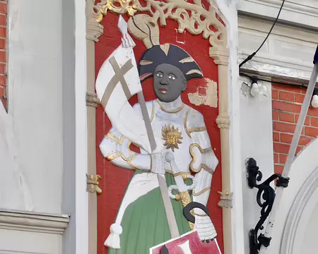 La Maison des Têtes Noires. Ici, St Maurice.