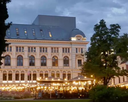 Riga by night.