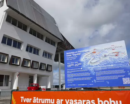 Piste de bobsleigh à Sigulda.