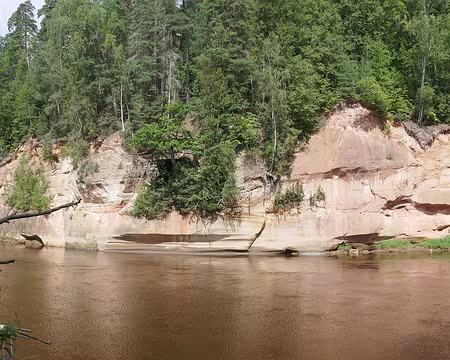 Les gorges de la Gauja.