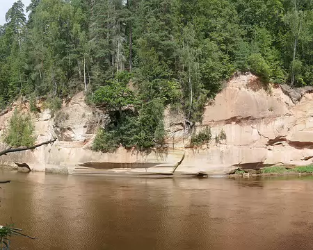 Les gorges de la Gauja.