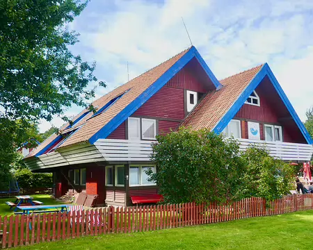 Notre hébergement à Nida, Guboja Guesthouse. Très bien...