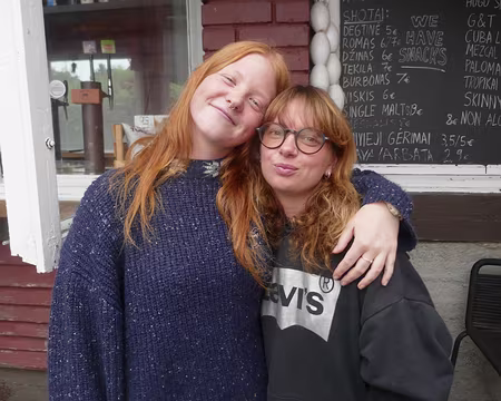 Aisté et Monika, qui font tourner Guboja Guesthouse.