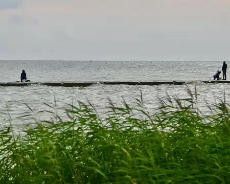 Pêcheurs dans le delta du Niemen.