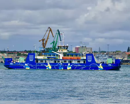 Il n'est pas beau notre ferry pour rentrer à Klaipeda ?