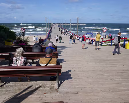 La jetée de Palanga.