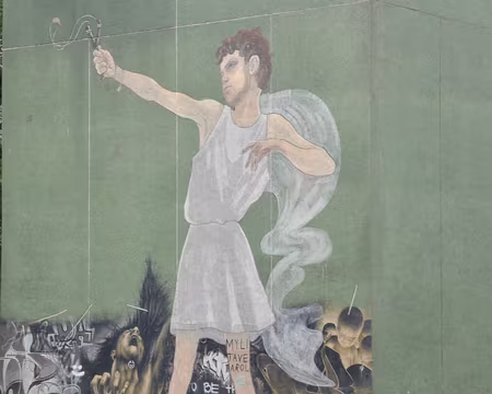 Mur peint. Mais où est Goliath ?