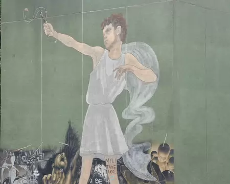 Mur peint. Mais où est Goliath ?