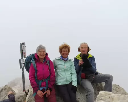 20250926125437_IMG_8483 Nous sommes sur le point le plus haut de la botte italienne (2912 m) hors les Alpes bien sûr.