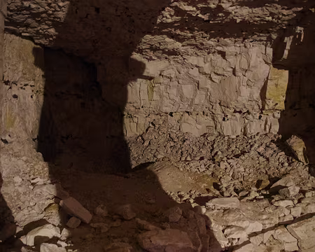 IMGP6075 Cité souterraine de Naours. L’ombre du photographe fait un peu amateur…