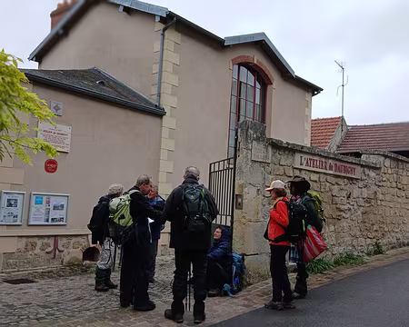 032 La maison-atelier du peintre paysagiste Charles-François Daubigny (1861) a été le premier foyer artistique du village d’Auvers