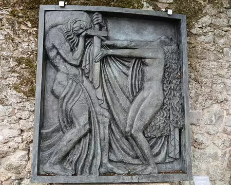 011 La Tragédie (Antoine Bourdelle, 1912), bas-relief en bronze pour le théâtre des Champs-Elysées