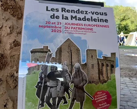 041 Les Rendez-vous de la Madeleine proposent des reconstitutions historiques et des animations sur le thème du Moyen-Age pour les Journées du Patrimoine