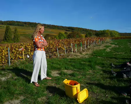 P1360965 Un grand moment avec Sylvie Pommelet (Champagnes Pommelet de Romery)