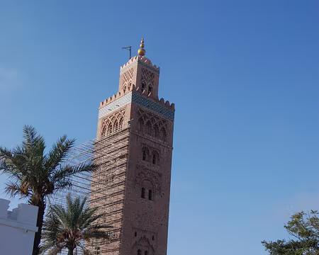 DSC_0283 La mosquée Koutoubia est en travaux.